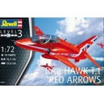 Revell Bae Hawk T.1 Red Arrows 1:72 modell 04921