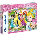 Clementoni Disney Hercegnők 104 db-os puzzle ékkövekkel 20147