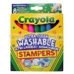Crayola 8 db-os extra lemosható nyomdafilc 58-8129