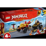 LEGO® NINJAGO®  Kai és Ras autós és motoros csatája 71789