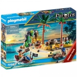 Playmobil Pirates - Kalóz kincsessziget csontvázzal és csónakkal játékszett 70962