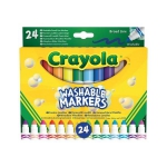 Crayola Tompahegyű, vastag lemosható filctollak  24 db-os 58-6570
