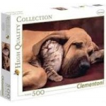 Clementoni Kutya és cica 500 db-os puzzle 35020