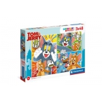 Clementoni Super Color - Tom és Jerry 3x48 db-os puzzle 25265