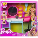 Barbie - Fodrászat játékszett babával és kiegészítőkkel HKV00