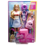 Barbie Dreamhouse Adventures - utazó Barbie baba kiegészítőkkel HJY18