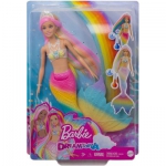 Mattel Barbie - Dreamtopia: Sellő Színváltós hajjal GTF89 