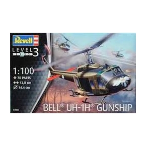 Revell Bell UH-14 Gunship 1:100 modell 04983