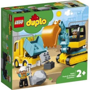 LEGO® DUPLO™ Town Teherautó és lánctalpas exkavátor 10931
