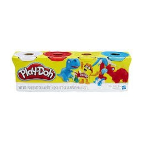 Play-Doh 4 tégelyes  színes gyurma B5517