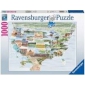 Ravensburger puzzle - Észak-Amerika - Parttól partig 1000 db-os 16453